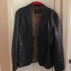 Colebrook Black Leather Jacket size Large